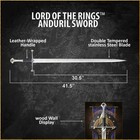 Aragorn s Anduril Sword Replica  Custom King Elessar Sword Best Movie Sword Gift