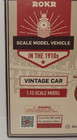 Rokr Vintage Car 1 15 Scale Wood Model Kit Unassembled Factory Sealed