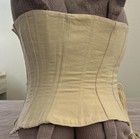 1860s Reproduction Victorian Corset Handmade Duck Cloth Canvas 