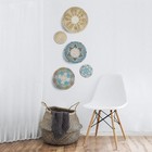 Coyacool Hanging Woven Wall Basket Decor - Wicker Wall Baskets Decor Boho Flat 5