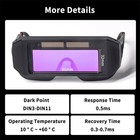 Solar Powered Auto Darkening Welding Helmet Goggles Tig Mig Mma Lcd