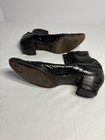 Antique Victorian Boots Womens Black Leather Witchy Steampunk Collectors Costume