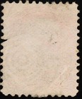 Canada 1870s 3c Orange Red Small Queen Victoria Target Bullseye Cancel Used