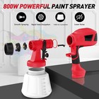 850w High Pressure Electric Paint Sprayer  1400ml Hvlp Spray Paint Gun Us