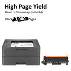 2pk Tn830xl Toner Compatible For Brother Tn830 Xl Dcp-l2647dw Hl-l2405w L2460dw
