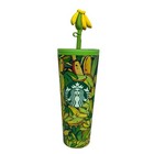Starbucks Farm Rio 24 Oz Tropical Yellow green Bananas 2025 Cold Cup With Straw