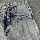 Vtg 90s Y2k Nasty High Waist Mom Retro Acid Wash Denim Jeans Size  11  - Rare