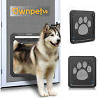Pet Door Cat Puppy Dog Screen Door Magnetic Lockable Safe Flap Frame Gate Small