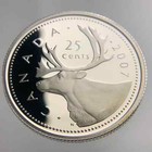 Canada  0 925 Silver  Proof   2007   25 Cent  Coin