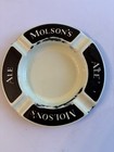 Rare 1930s-40s Vintage   molson   s Ale   porcelain Advertising Ashtray Bar Mancave    