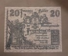 1920 Austria 20 Heller Notgeld Note