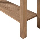 Pemberley Row Solid Pine Antique Honey Brown Hall Table Rectangular Ready To    