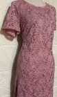 Nwt Candalite Women   s Mother Of The Bride Cocktail Dress Rose Pink Size 1x