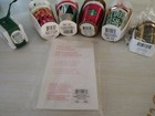 New Lot Of 7 Starbucks Christmas Holiday Tree Ornament Ceramic 2013 2016 2017