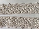 9 3 4 Yds Vintage Gorgeous Ecru Floral Cotton Venise Lace Edge