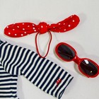 18  American Girl Doll 2003 Agot Beachside Outfit  Complete Set  Red Bow  Shoes