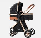 3 In 1 Baby Stroller  Car Base With Isofix Safety Baby Car Seat Base Super Black