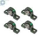 4 Pack Ucp210-32 Pillow Block Bearing Solid Base 2  Bore Mounted Self-alignment
