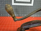 Cast Iron Enterprise No 10 Meat Grinder Metal Wood Handle 1880s Usa