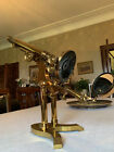 Antique Ross-zentmayer No  1 Binocular Microscope In Brass By Ross London C1885