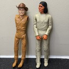 Vintage Marx Johnny West   Indian Chief 12    Figures Accessories Lot As Is