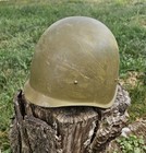 Original Military Helmet Ssh 40 Steel Ww2 Soviet Army Rkka Wwii Star Numbers