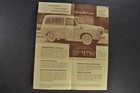 1960 Sabra Sussita Station Wagon Brochure Folder  us Market  Excellent Original