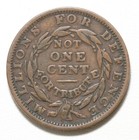 1837 Hard Times Token Millions For Defence Not One Cent Coin  h10