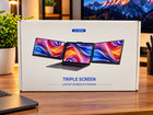 S2 Mini 12  Triple Screen Laptop Monitor Extender Dual Fhd 1080p Ips New