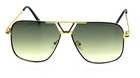 Men Sunglasses Retro Olive Green Lens Classic Designer Glasses Square Aviator