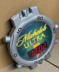Vintage Michelob Ultra Beer Sign Light Clock Wristwatch 28 x24  Tested Working