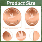 4 Inches Pure Copper Bird Bath Purification Disk 0 6mm Thick reinforced Copper P
