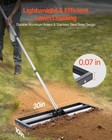 Vevor 30x10in Lawn Leveling Rake With 83 9 In Adjustable Handleheavy Duty