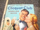 Clicquot Club Bottle 1930s Advertising Store Display Sign Tuxedo Pinup Girl
