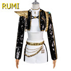 Kpop Demon Hunters Costume Cosplay Rumi Mira Zoey Adult Halloween Huntr x Outfit