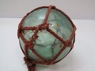 Authentic 4 Inch Japanese Netted Glass Float Ball Buoy Tiki Hut Bar  f1 5b2211 