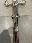 Antique Knights Templar Masonic Sword Ceremonial With Scabbard   Chain Pre 1925