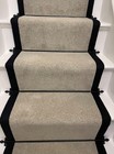 Set Of 10   Stair Carpet Rods   Pine Finial - Black   Runners Up To 70cm