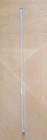 Vtg Mcm Clear Blown Glass Martini coctail Pitcher With Glass Stir Stick