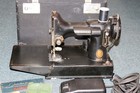 Singer Featherweight 221 - 1950 Sewing Machine W case   Accessories