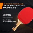Ping Pong Paddles - High-performance Set With Premium Table Tennis Rackets
