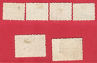 1938 Latvia Lot Of 6 Stamps Used 9671