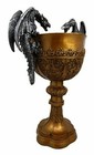 King Arthur Pendragon Chalice Medieval Goblet 10 5 h Dragon Handles Holy Grail