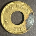 Good For One Strike   No Cash Value Brass Trade Token 21mm Scarce