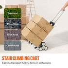 Stair Climbing Cart Foldable Hand Truck 15 4  x10 6   W  Adjustable Handle