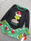 Dr Seuss The Grinch Kids Small 6 6x Merry Grinchmas Matching Family Pajama Set