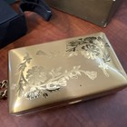 Vintage 1950s Elgin America Compact Carryall Minaudiere Case Leaping Gazelles