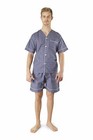 Men s 2pc Comfort Zone Short Sleeve short Leg Pajama Set