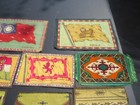 11 Vintage Tobacco Box Felt Rug Patterns  Flags  Animals   Designs