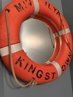 Vintage Boat Life Preserver Ring Buoy Nautical  kingstown  mirror authentic 30 